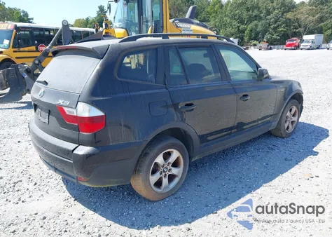 2008 BMW X3 3.0Si из США, поврежденный, VIN WBXPC93458WJ18050